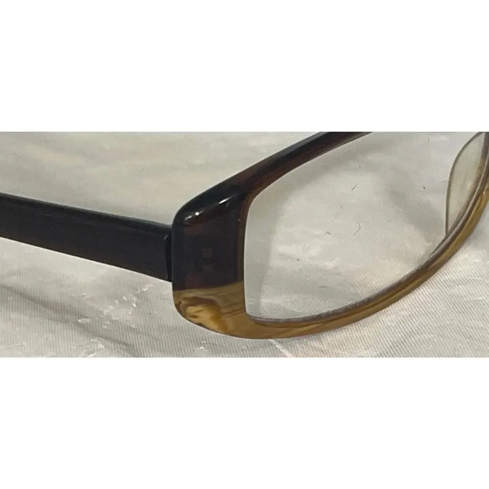 Corinne McCormack Sally 18583 Eyeglass Frames Brown Amber 53-17-140 Women